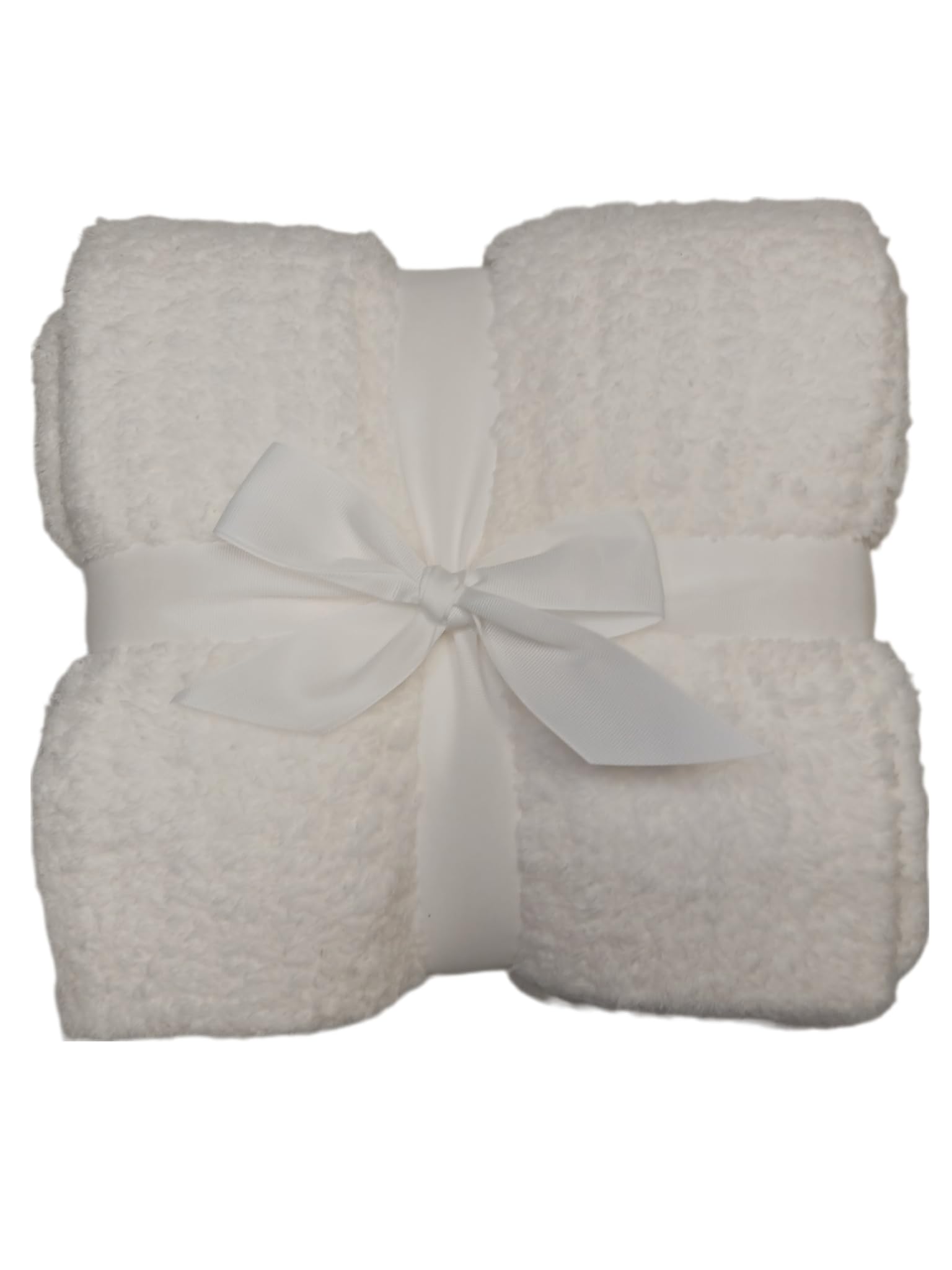 Luxurious Ultra-Soft Polyester Throw Blanket, 48 x 48 inches,Cozy and Warm